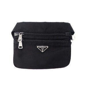 Prada belt bag black waist Body Bum Crossbody Bag Black